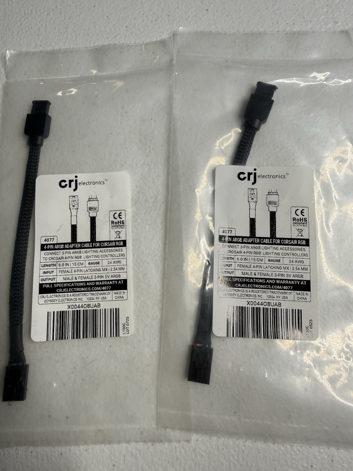 4-pin aRGB Adapter Cable For Corsair Rgb