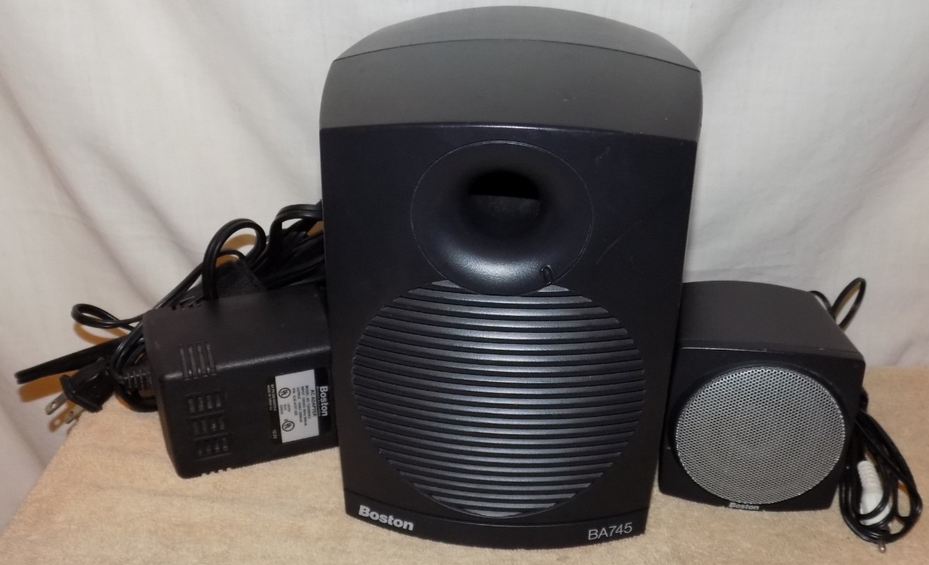Boston Acoustics BA745 Computer Speaker not complete