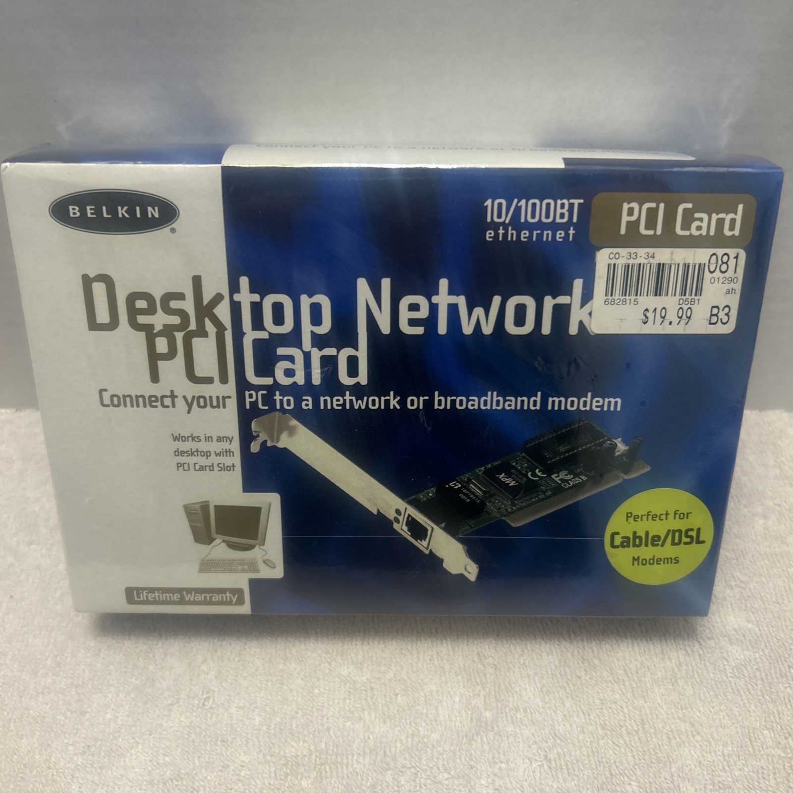 Belkin Desktop Network PCI Card 32-Bit 10/100bt Ethernet