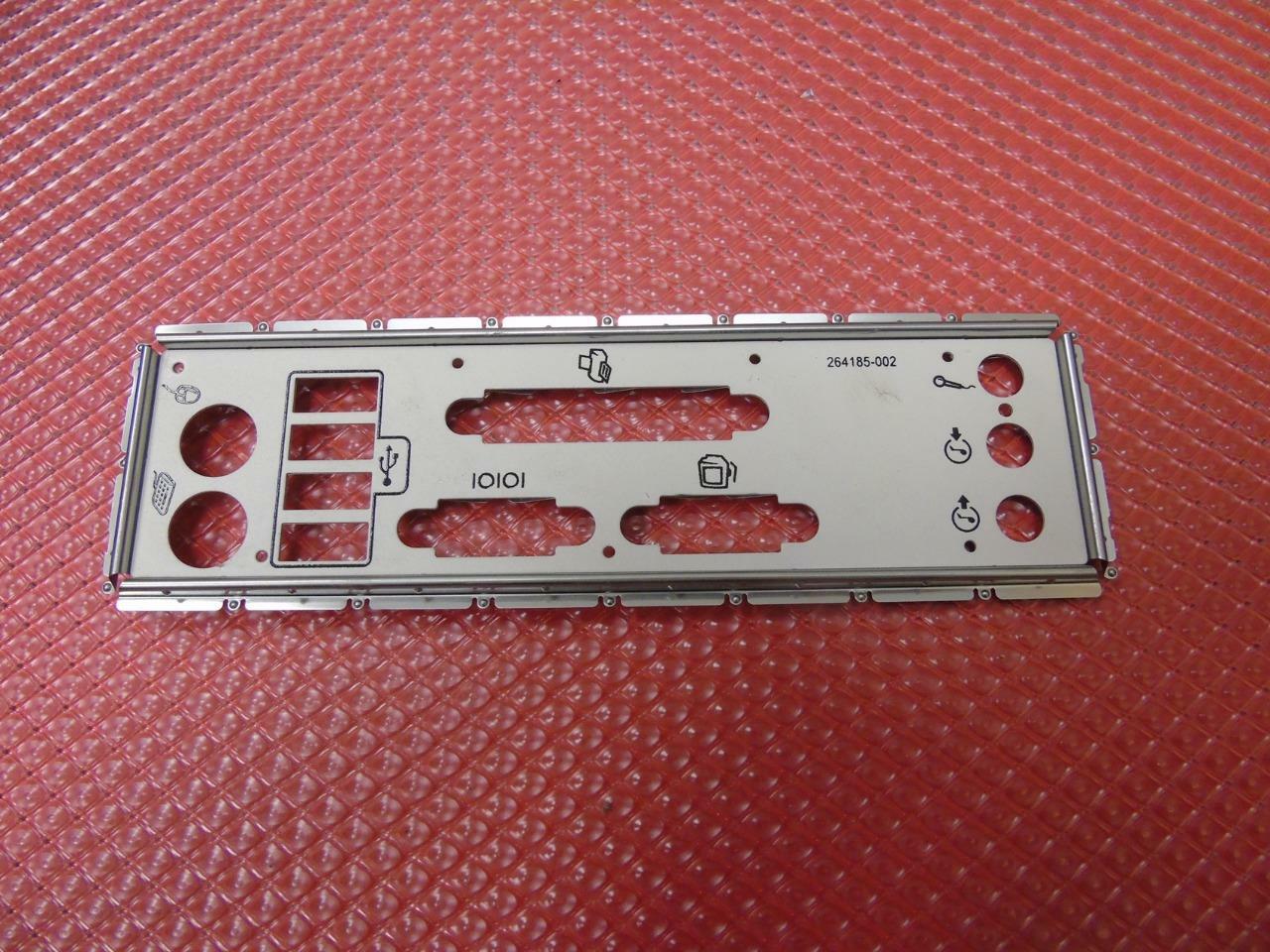 Compaq EVO D315M Desktop Motherboard I/O Plate Shield Plate -  264185-002