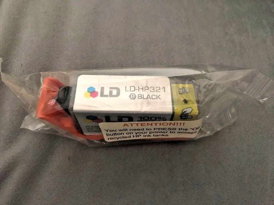 new sealed LD-HP321 black ink cartridge for HP 564XL LD recycled HP ink tank