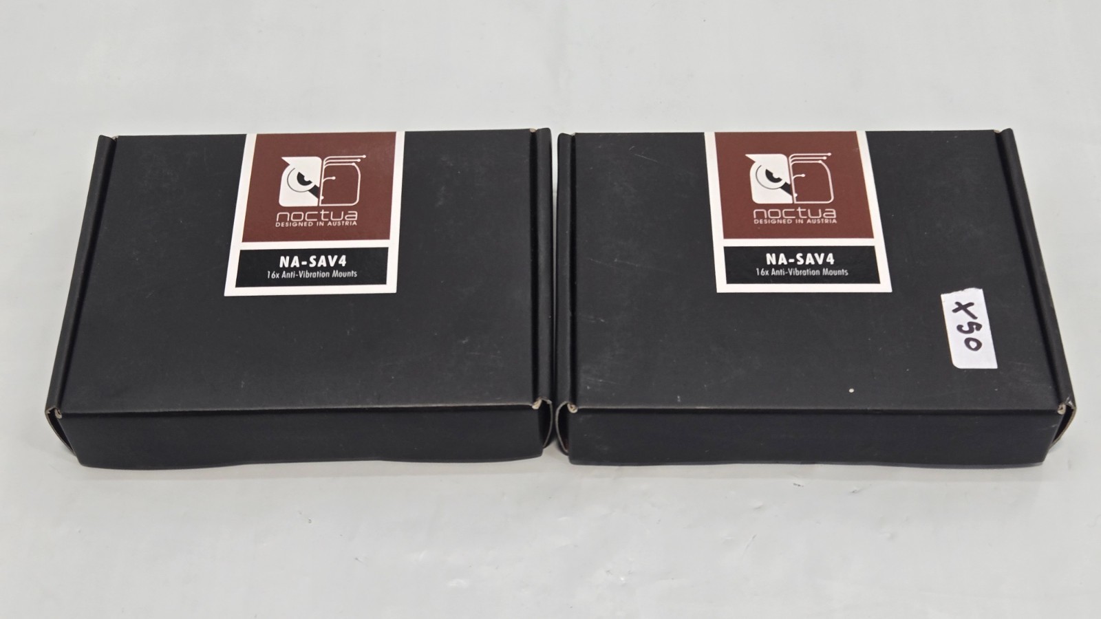 Lot Of 2 Noctua NA-SAV4, Silicone Anti-Vibration Fan Mount Set 16-Pack 