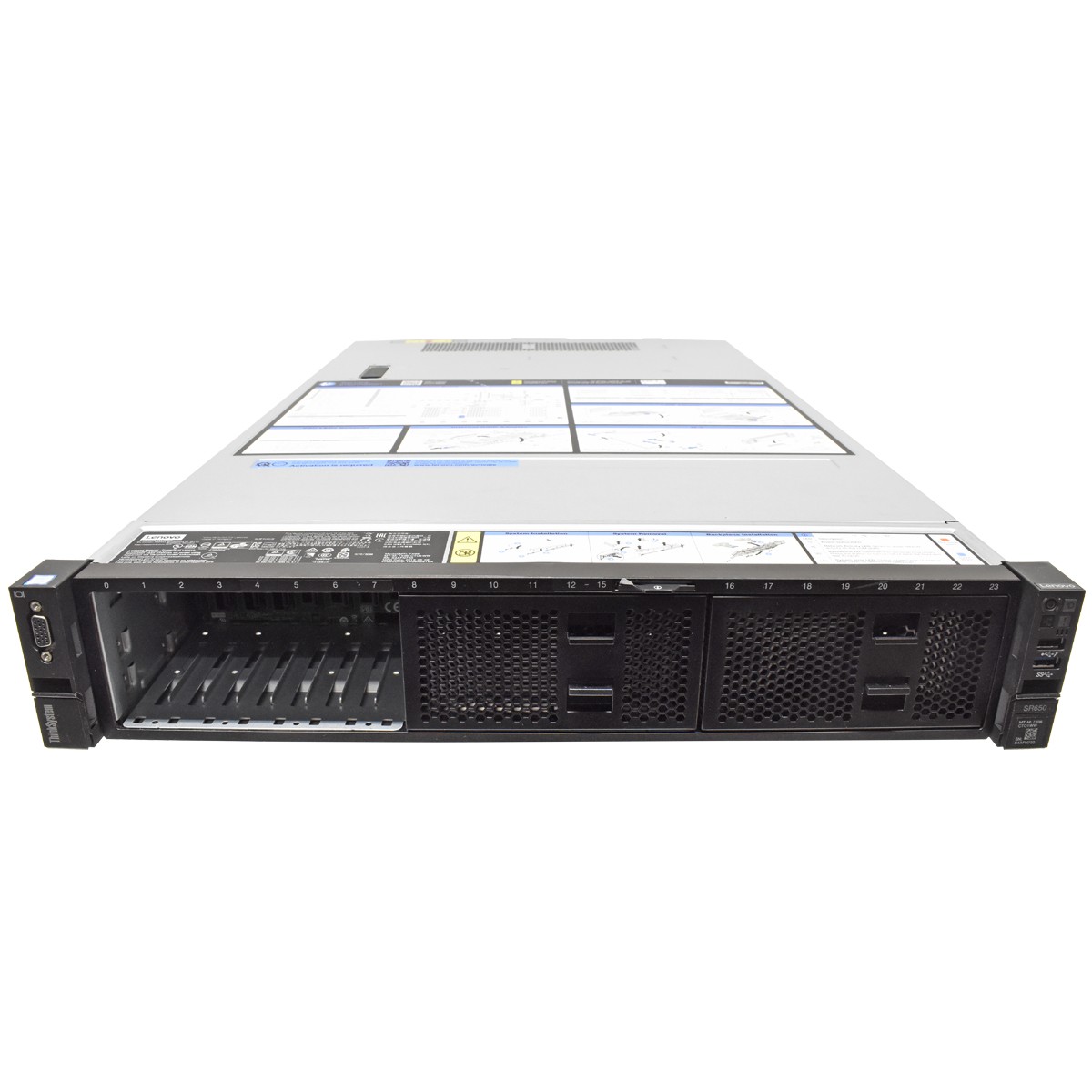 Lenovo ThinkSystem SR650 Server No CPU 0GB PC4 RAM 2x Cooler 530-8i 8x SFF 2.5"