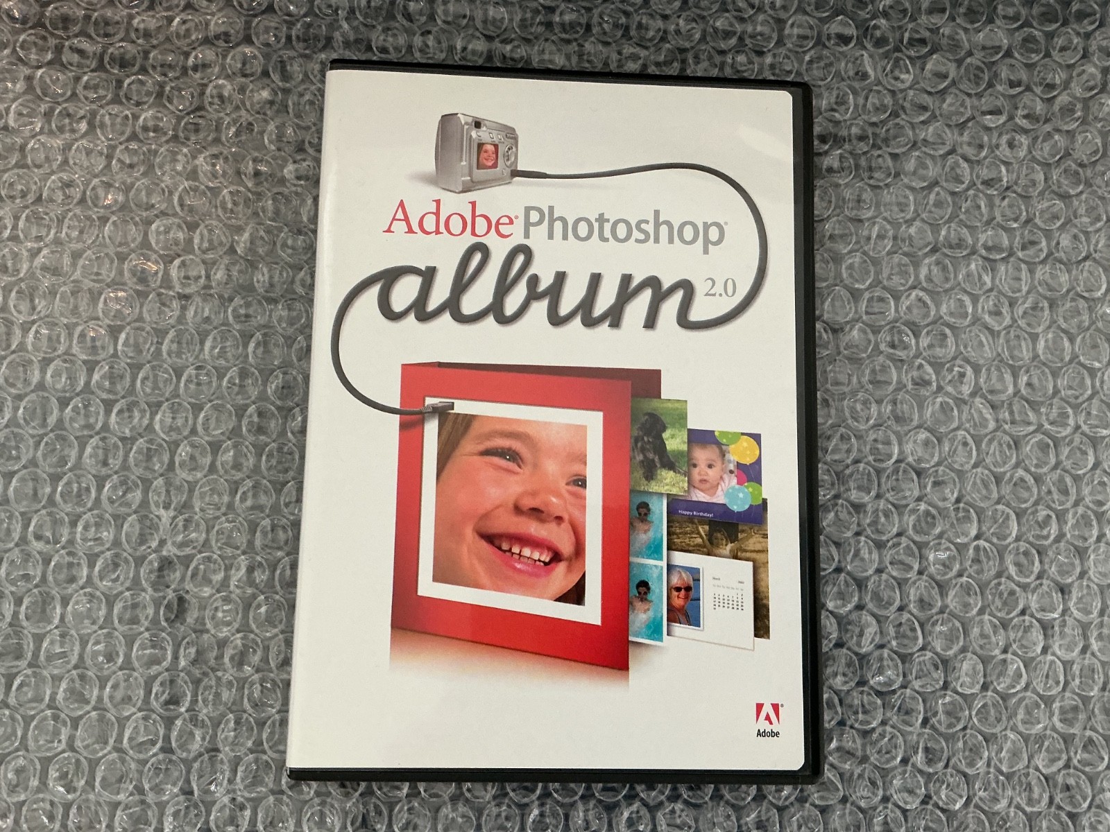Adobe Photoshop Album 2.0 Photo Software Iw/User Guide, inserts,  & Serial Key