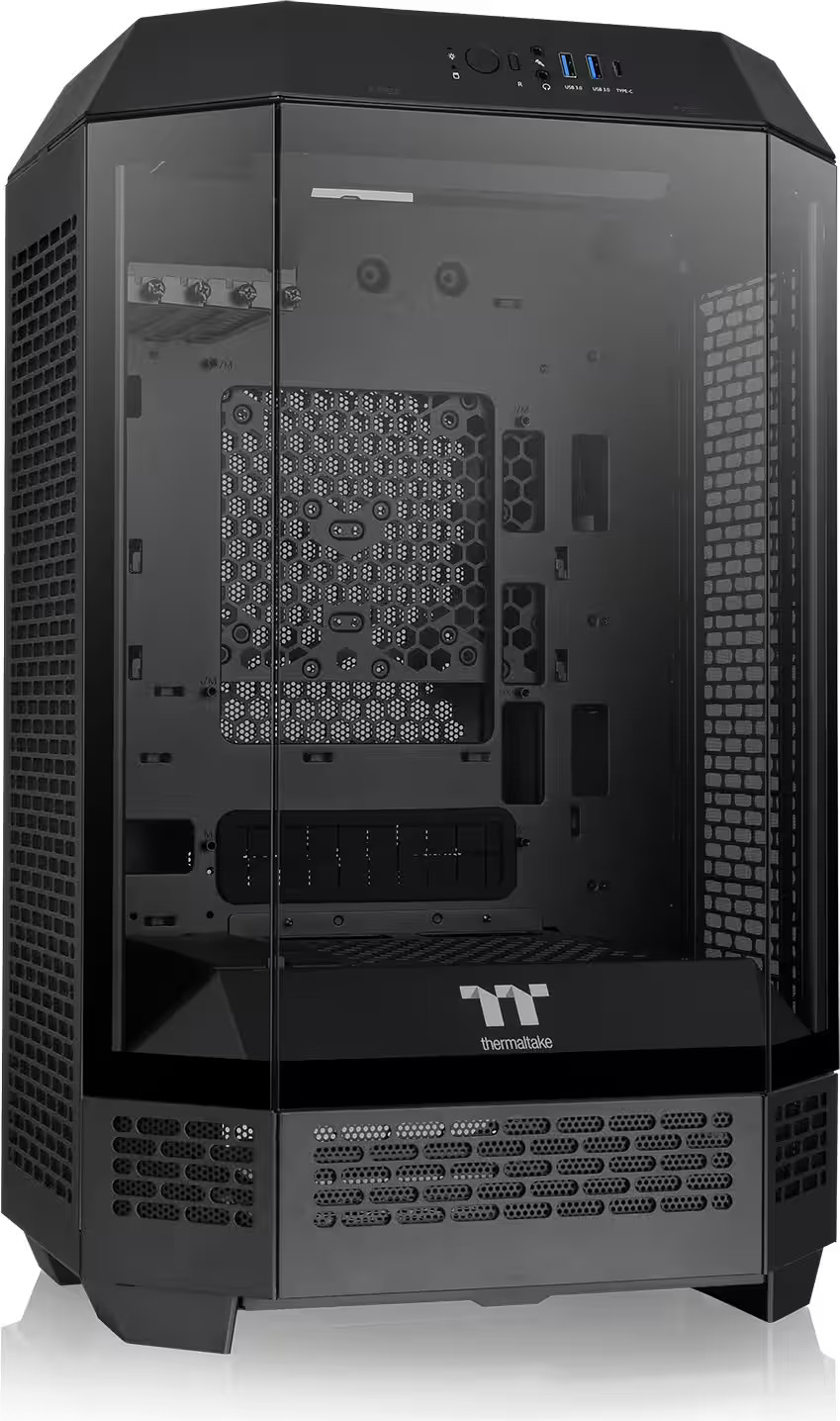 Thermaltake - The Tower 300 Micro ATX PC Case - Black