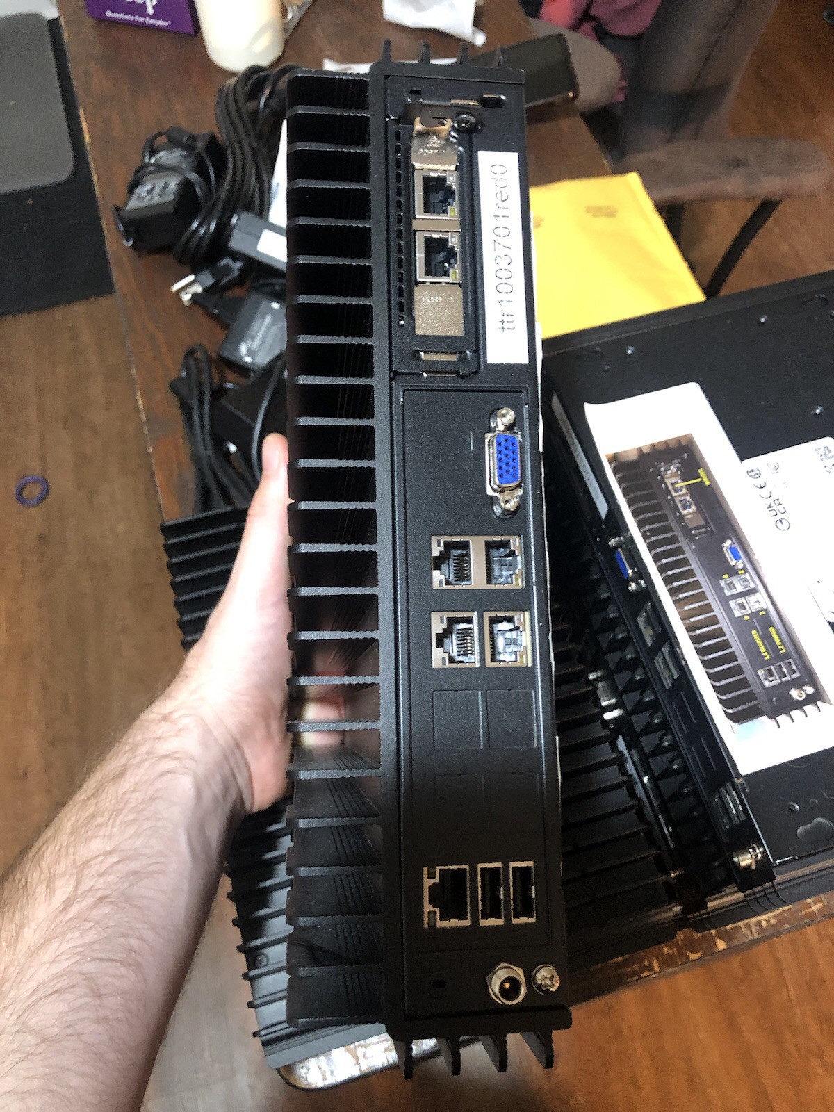 Supermicro SYS-E302-9A Fanless Firewall Atom C3558 16GB ECC 64GB SSD 6x GbE i350
