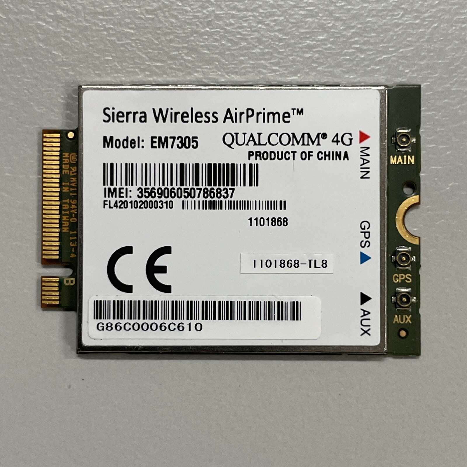 Genuine Sierra Wireless AirPrime EM7305 Qualcomm 4G GPS 3G 100Mbps M.2 Card