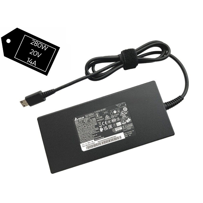 For Delta 20V 14A 280W ADP-280EB D AC Adapter Charger USB Tip Power Supply