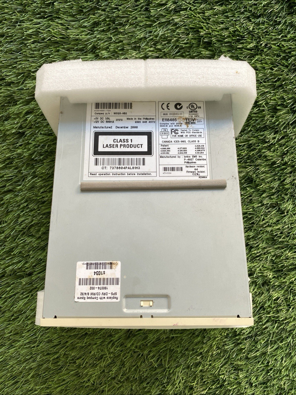 Philips Model CDD4801/72 Beige IDE Compact Disc CD-ROM Optical Disk Drive Parts