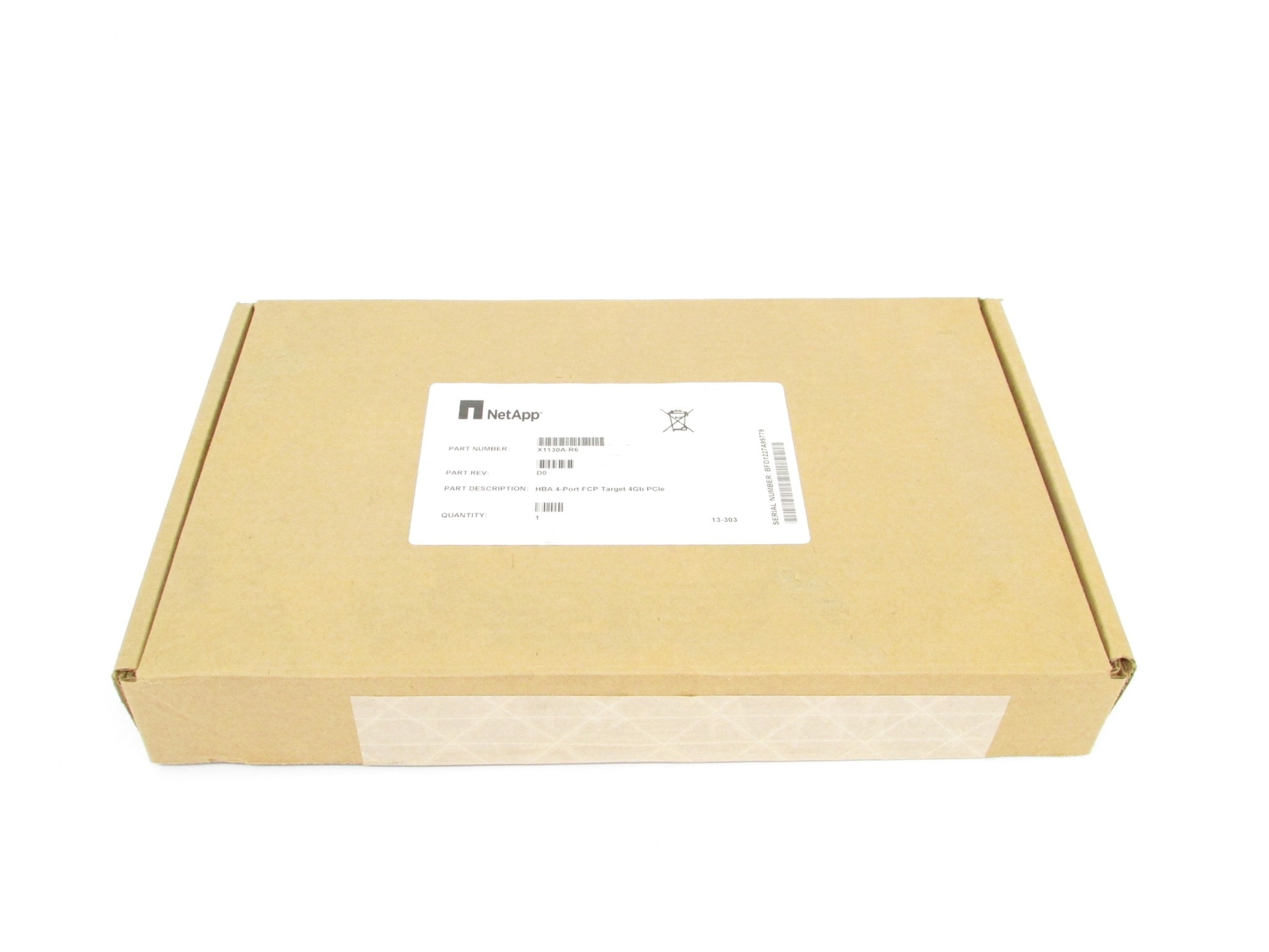 NetApp X1130A-R6 Quad Port FCP Target 4GB PCIe HBA Host Bus Adapter