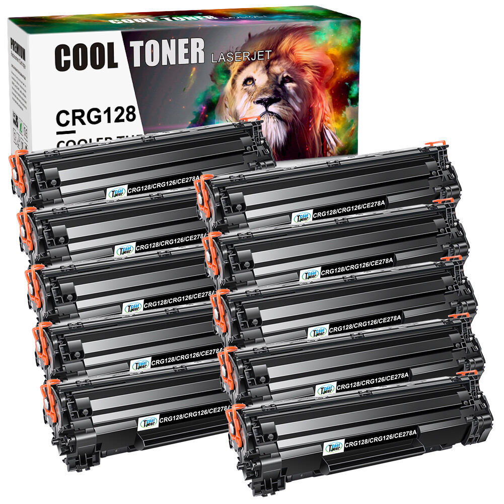 10PK CRG128 High Yield Toner Cartridge For Canon ImageClass D550 D530 MF4770n
