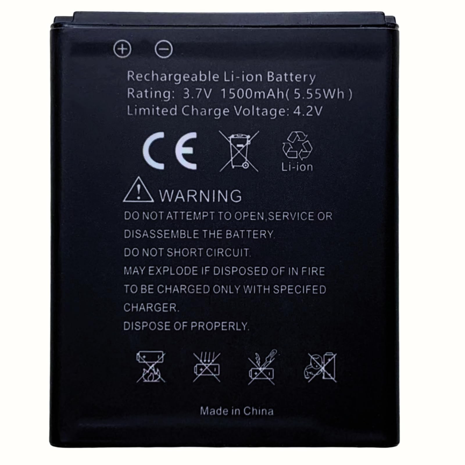 Replacement Battery for Texas Instruments TI-84 Plus CE for TI-Nspire CX II and