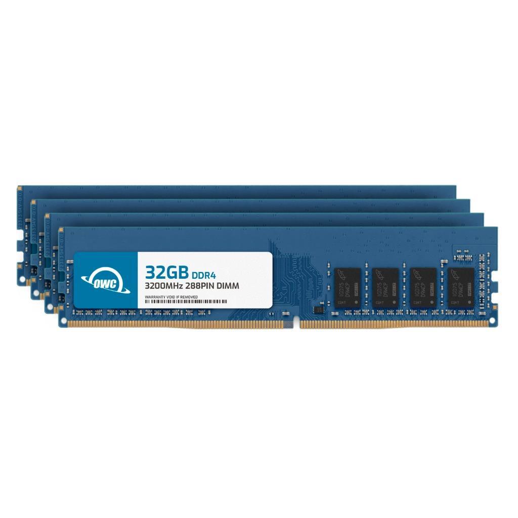 OWC 128GB (4x32GB) DDR4 3200MHz 2Rx8 Non-ECC UDIMM 288pin Memory RAM