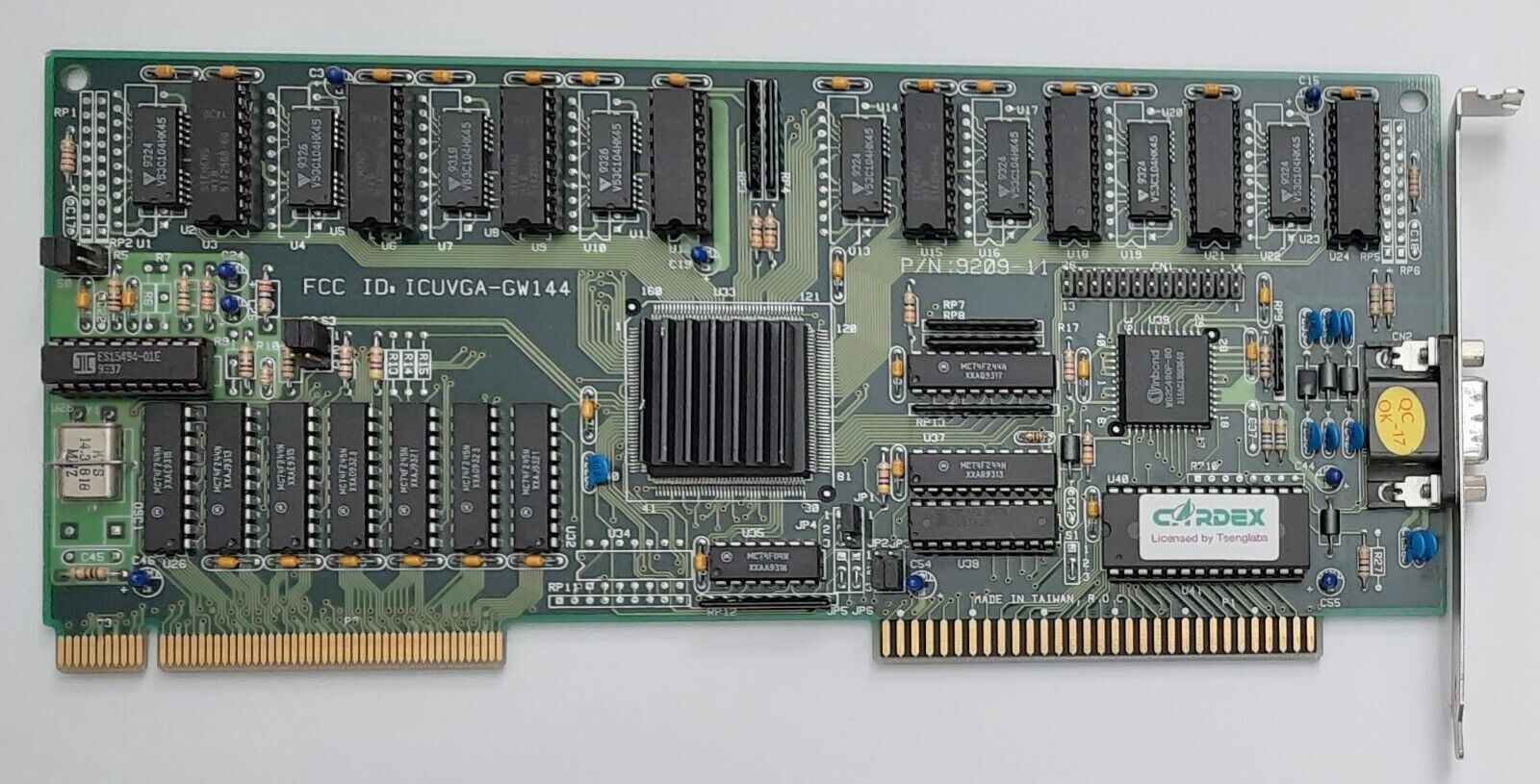 Gainward Cardex Challenger VLB Graphics Card (Tseng ET4000/W32i, 2MB, Retro, 1993)