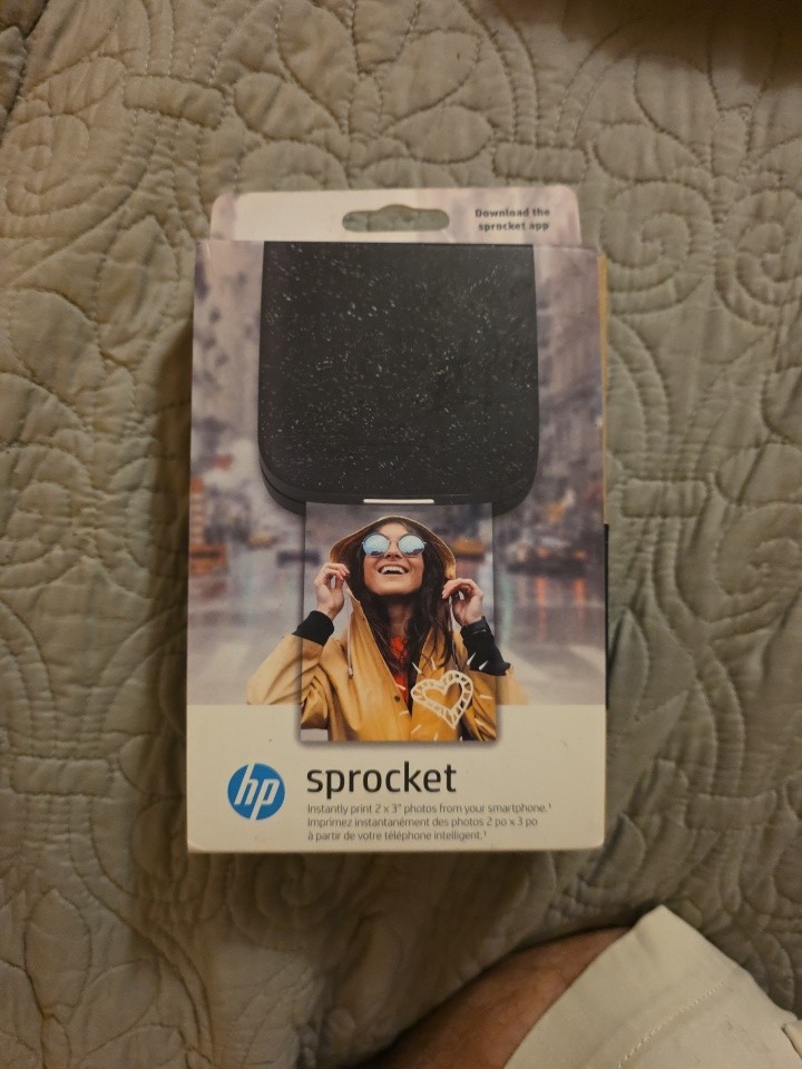 HP SPROCKET PORTABLE 2 X 3" INSTANT PHOTO PRINTER BLACK  