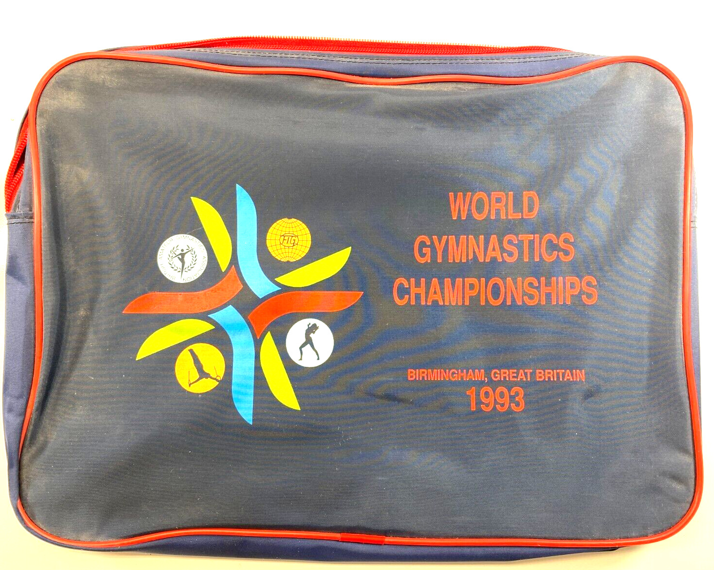 Vtg World Gymnastics Championships Birmingham Great Britain 1993 Computer Bag