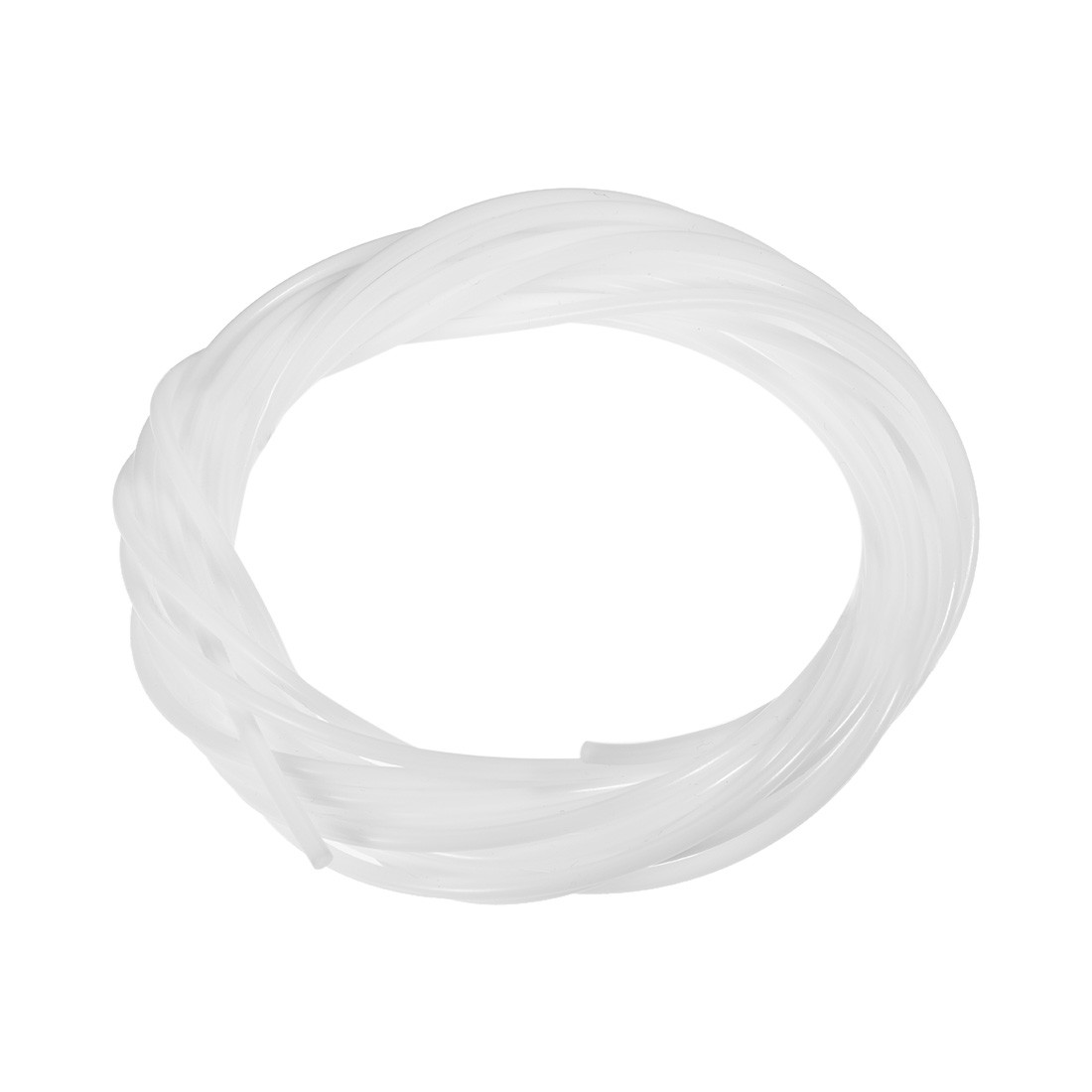 PTFE Tube 26Feet ID 2mm x OD 4mm Fit 1.75 Filament for 3D Printer White