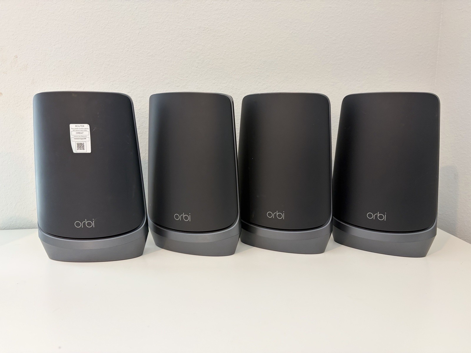 Netgear Orbi RBRE960B WiFi Router Mesh Black & 3 Satellites Bundle RBSE960B