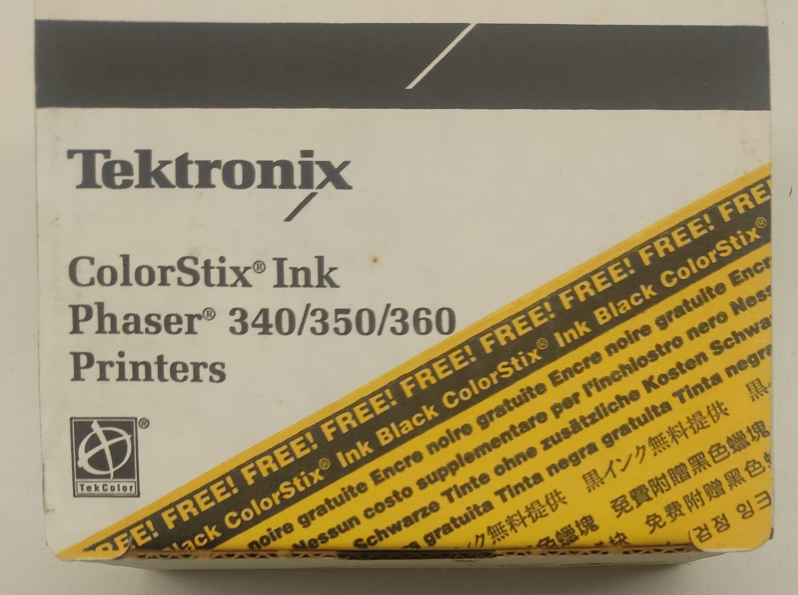 Tektronix ColorStix Black Printer Ink Phaser 340 350 360 016-1307-01 -Lot of 10