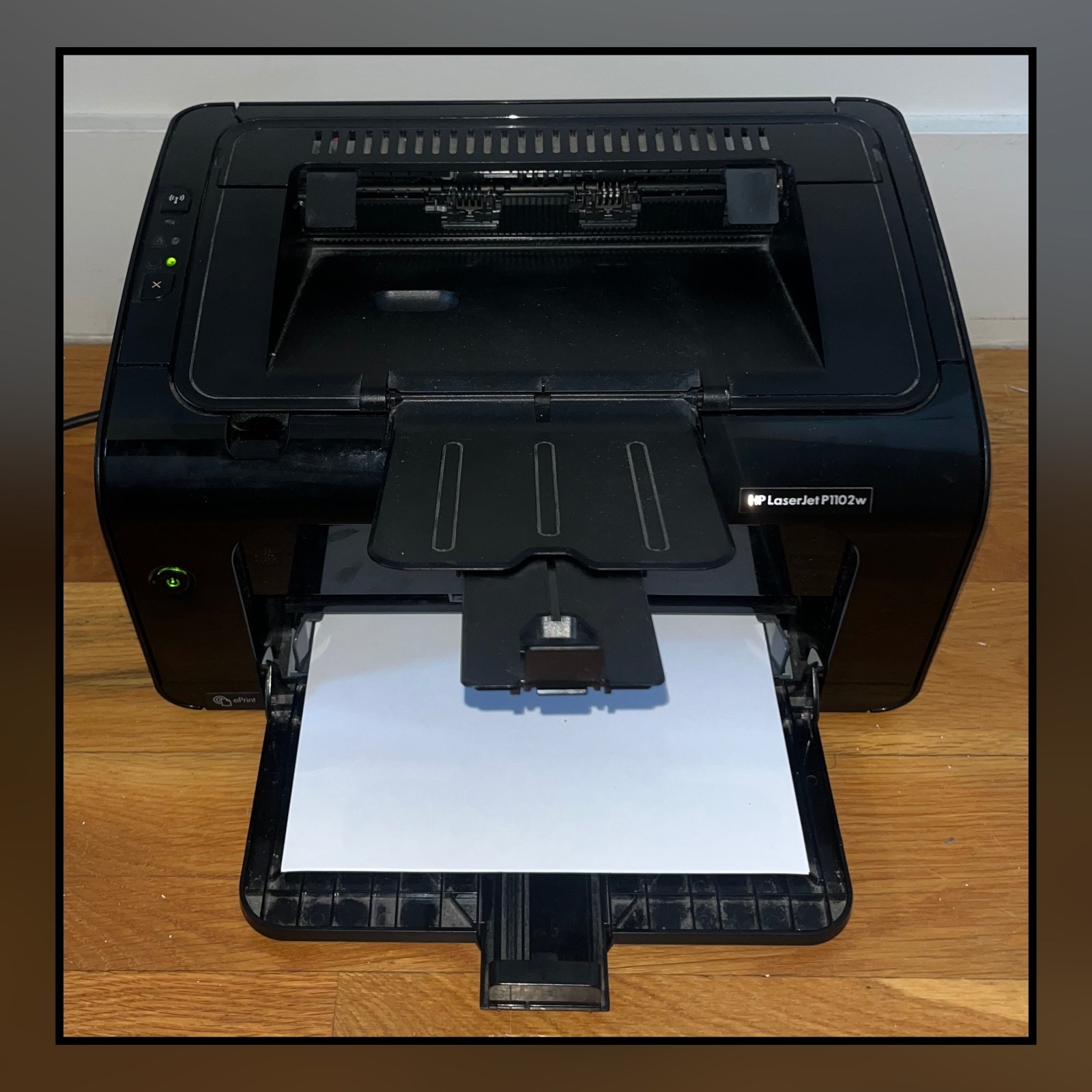 HP LaserJet Pro P1102w Monochrome Laser Wireless Printer + Toner + Power Cord