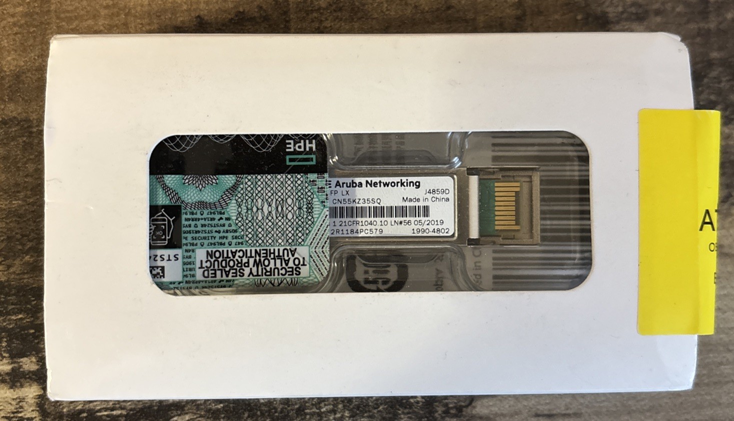 HP ENTERPRISE J4859D TRANSCEIVER ARUBA 1G SFP LC LX 10km SMF XCVR FIBER OPTIC