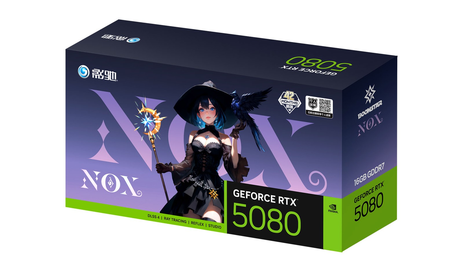 GALAX GeForce RTX 5080 NOX OC D7 16GB Gaming Graphics Card