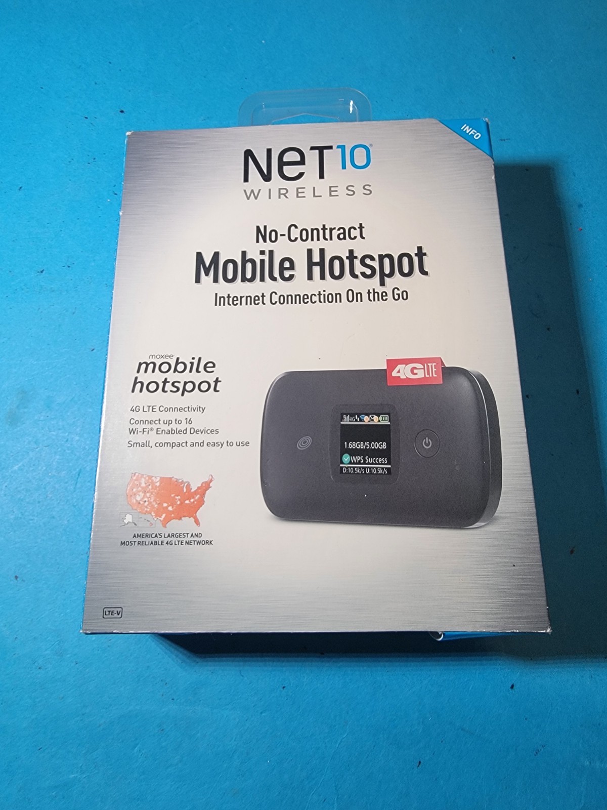 Net 10 Wireless No Contract Mobile Hotspot 4G LTE For Laptop, Phone + NEW SEALED