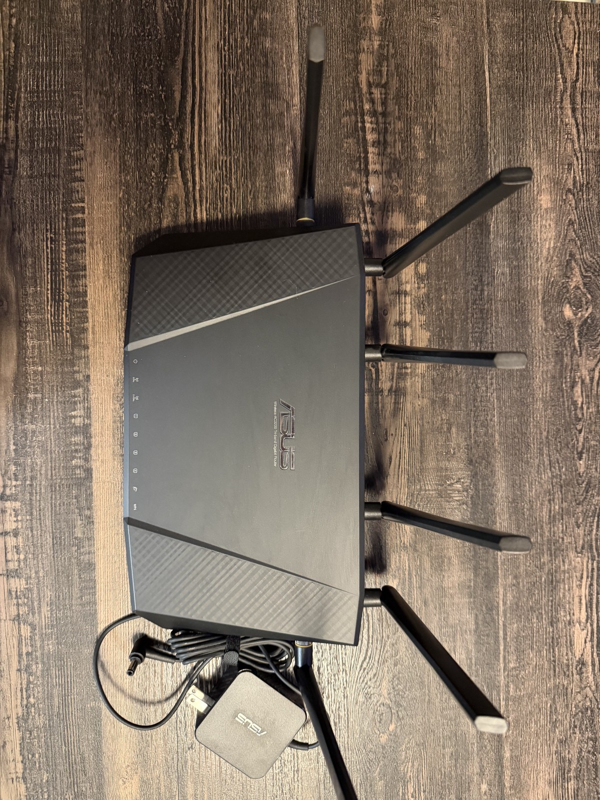 ASUS RT-AC3200 1300 Mbps 4 Port Tri-Band Wireless Router (RT-AC3200)