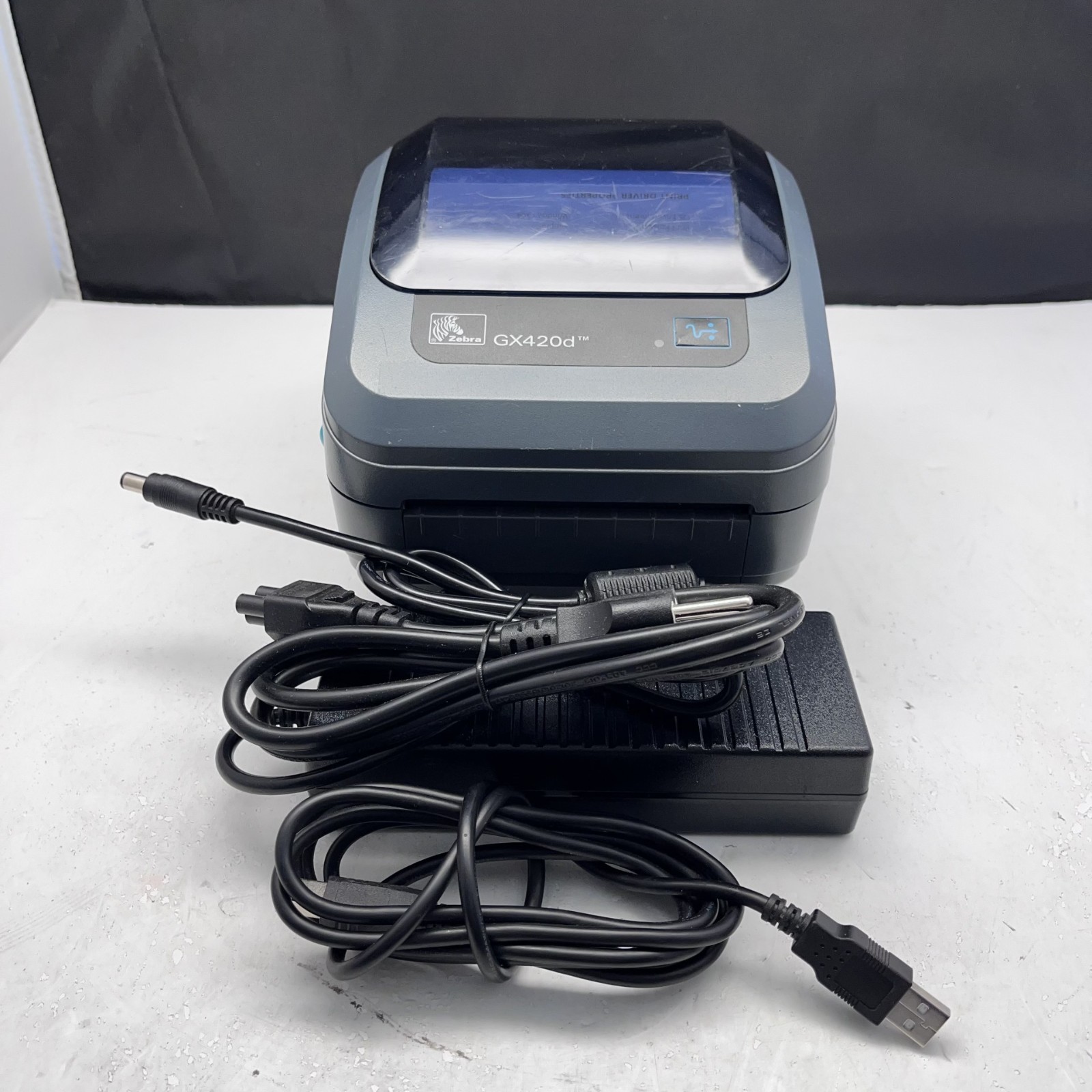 Zebra GX420d Direct Thermal Shipping Label Printer GX42-202410-000 Ethernet USB