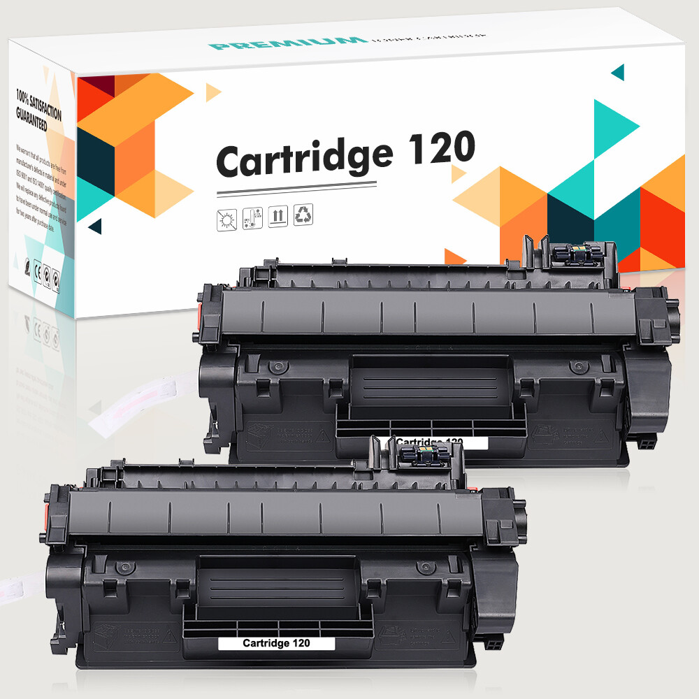 2 Pack 120 C120 Ink Toner Cartridge For Canon 120 D1120 D1150 D1370 D1380 MF6680