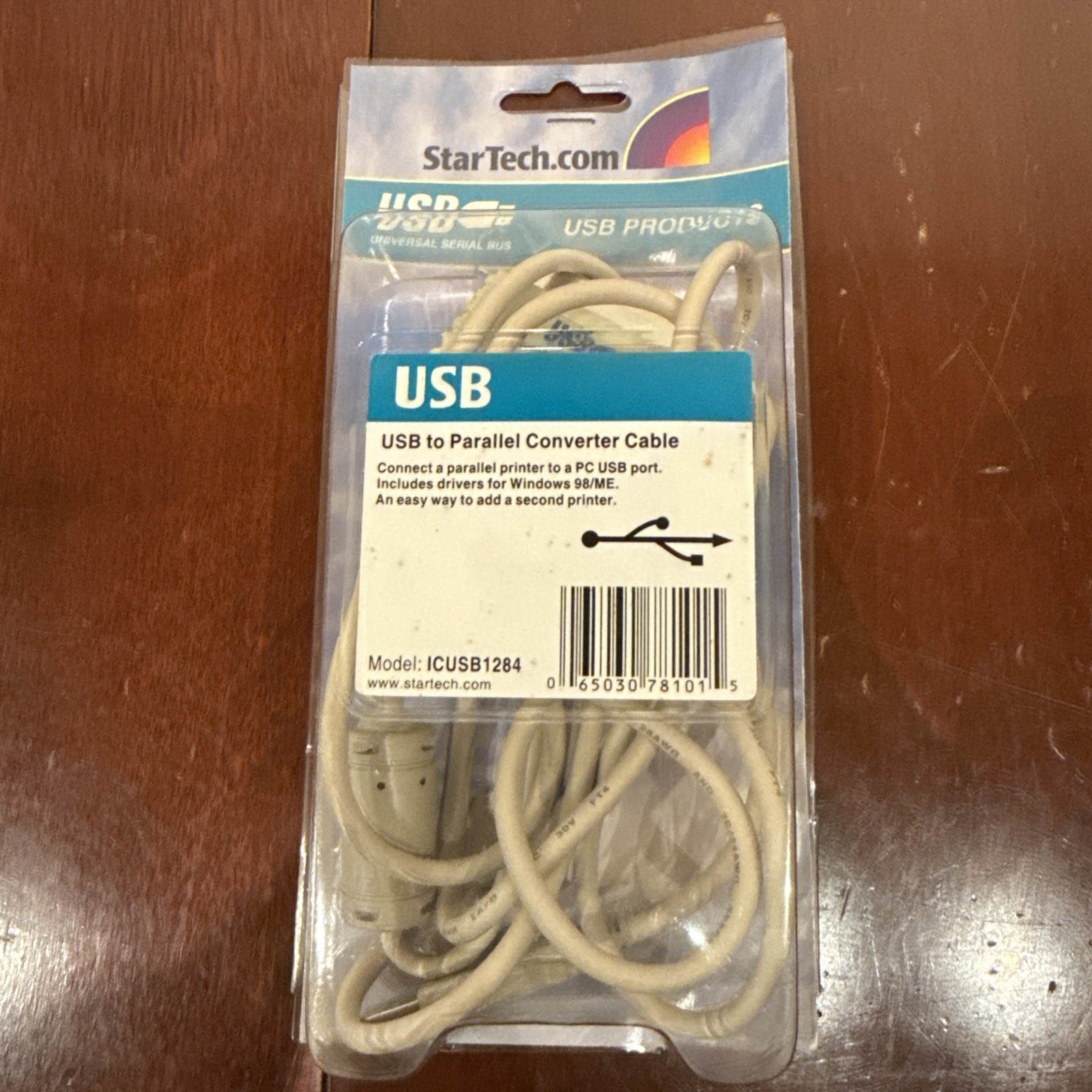 Startech ICUSB1284 6 FT USB Parallel Printer Adapter Cable Centronics Male 1284