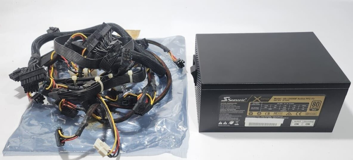 SEASONIC X-SERIES SS-1250XM ACTIVE PFC F3
