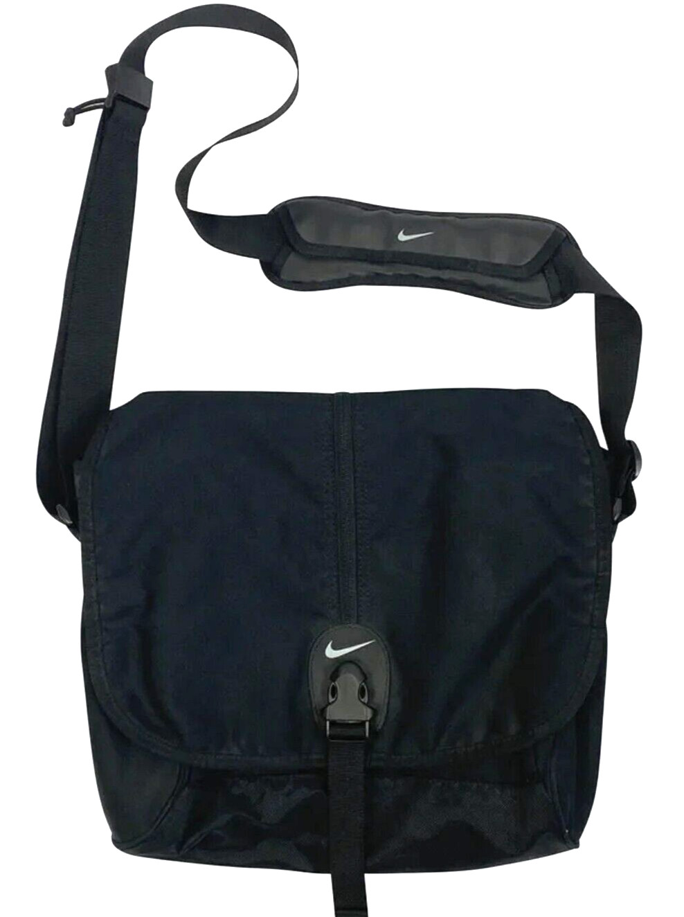 Nike Cordura Laptop Messenger Bag Black Nylon Blend Shoulder Crossbody