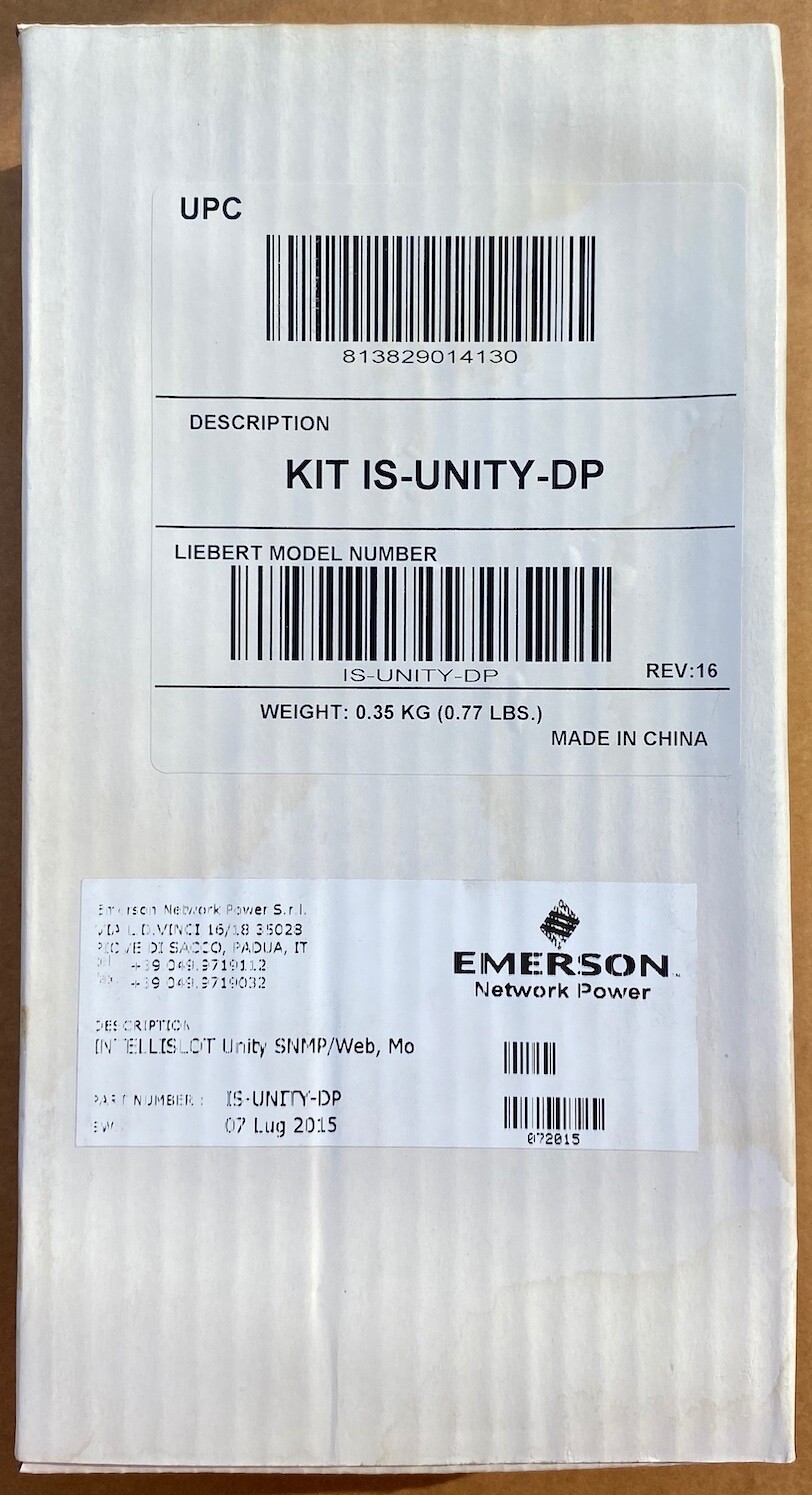 EMERSON LIEBERT KIT IS-UNITY-DP