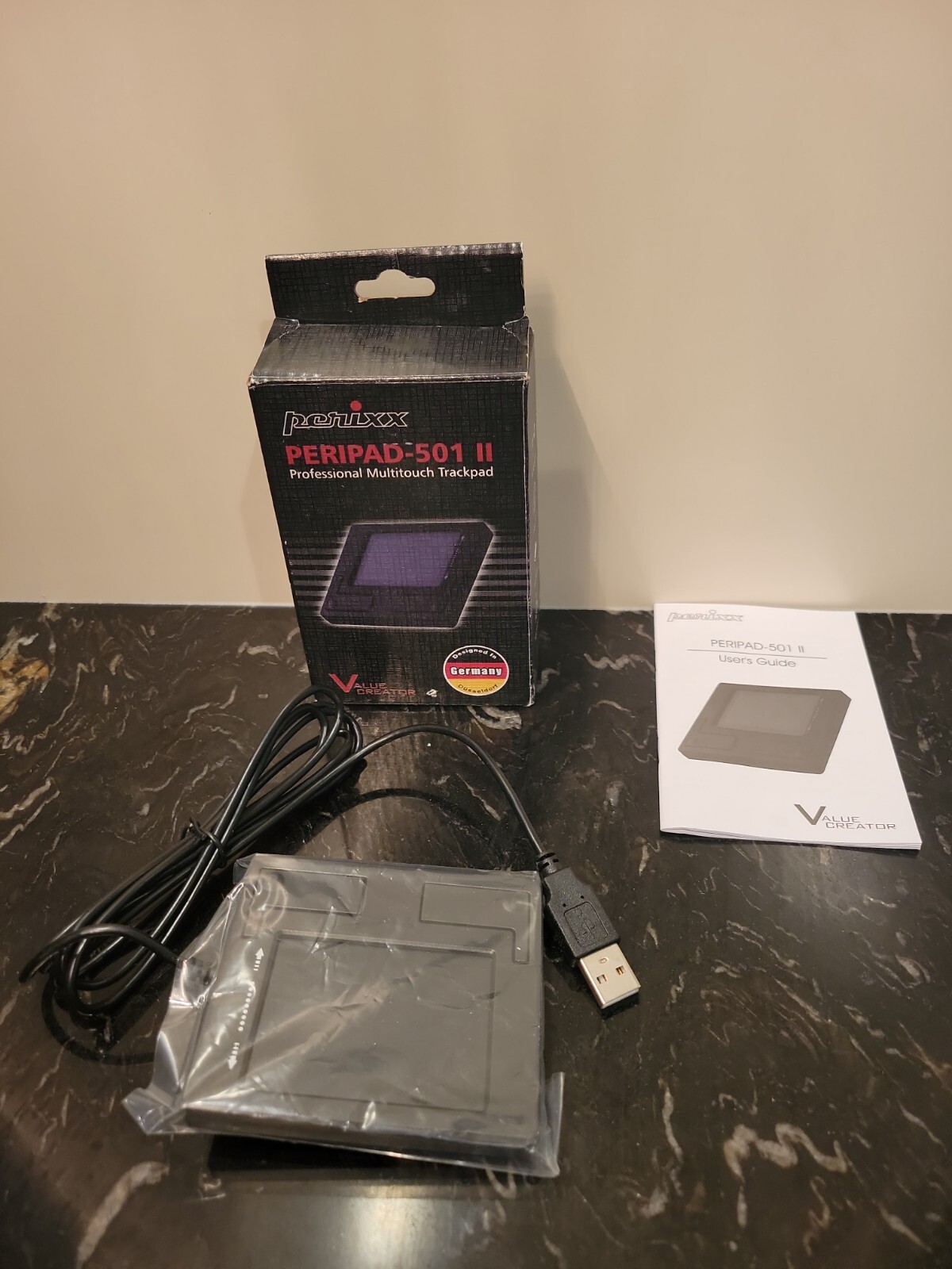 Perix PERIPAD-501 - Wired USB Touch Pad - Black New