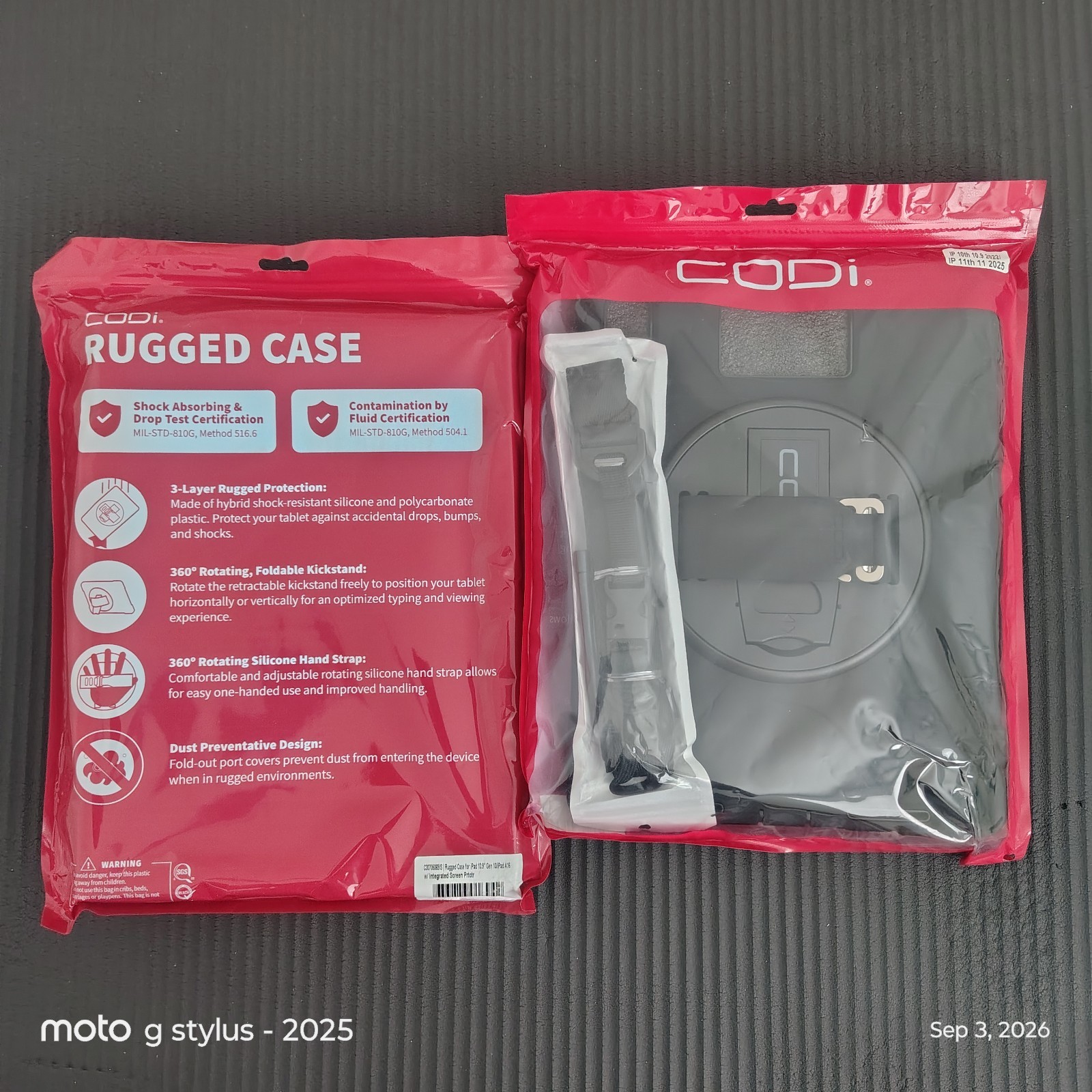 Codi C30705069IS Rugged iPad 11"" (A16)/iPad 10.9"" (10th Generation) Case