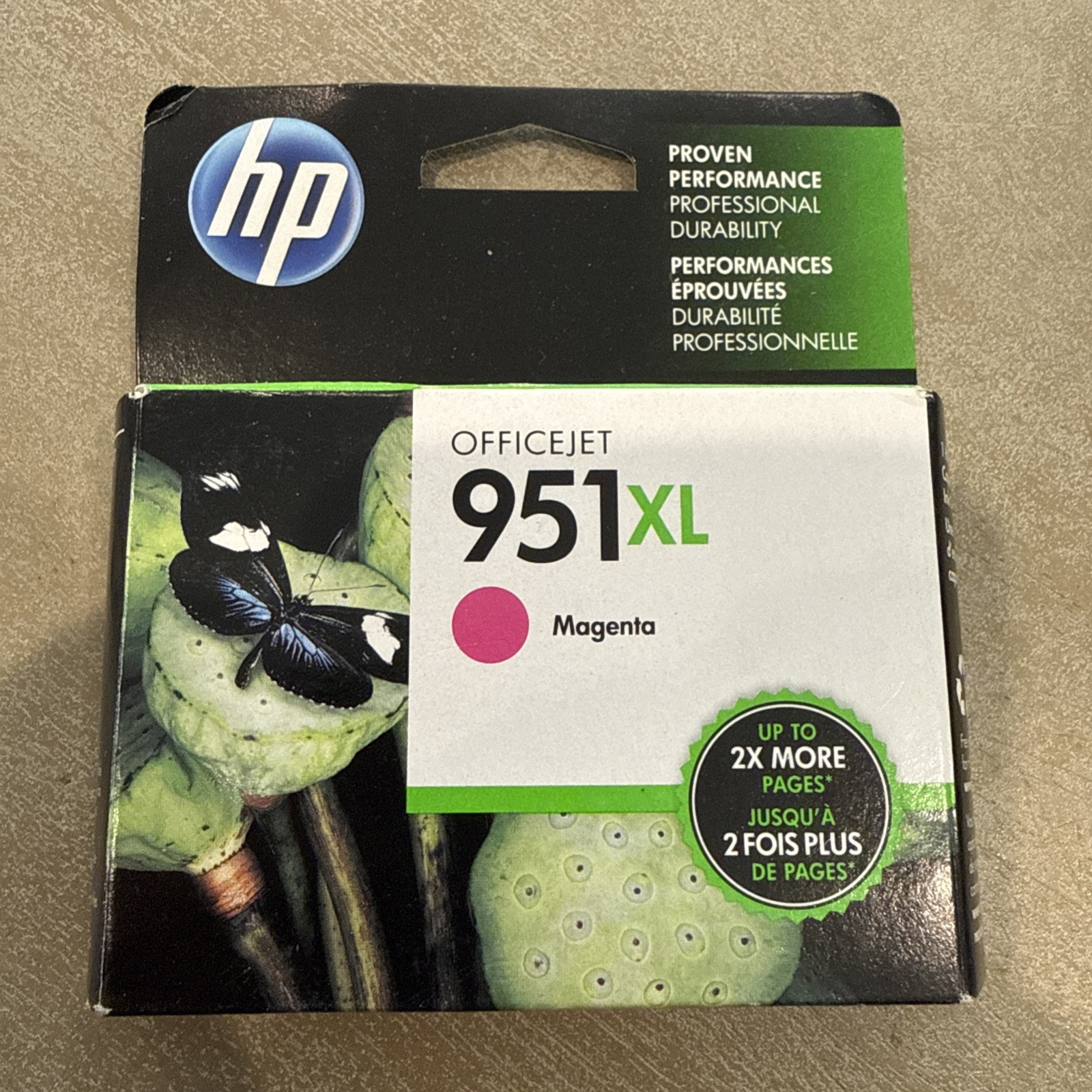 Genuine HP 951XL Magenta High Yield Ink Cartridge (CN047AN#140) Exp 01/2018