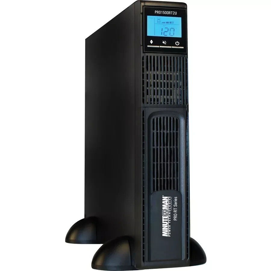 Minuteman PRO1500RT2U 1500VA UPS AVR Rack/Tower 1500VA/1050W LCD Display