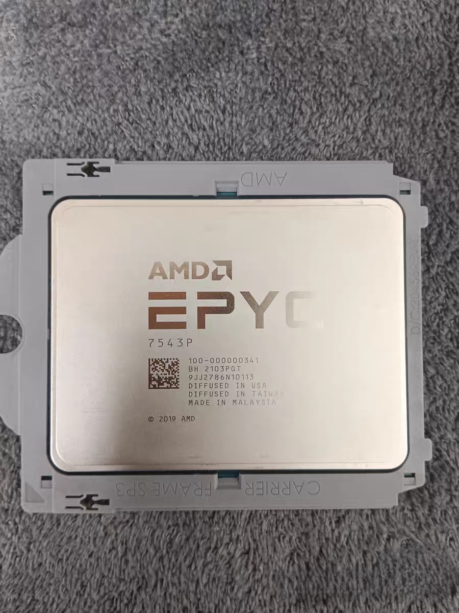AMD EPYC 7543P Milan 2.8GHz 32 core 64 thread L3 cache 225W Zen3 CPU Processor