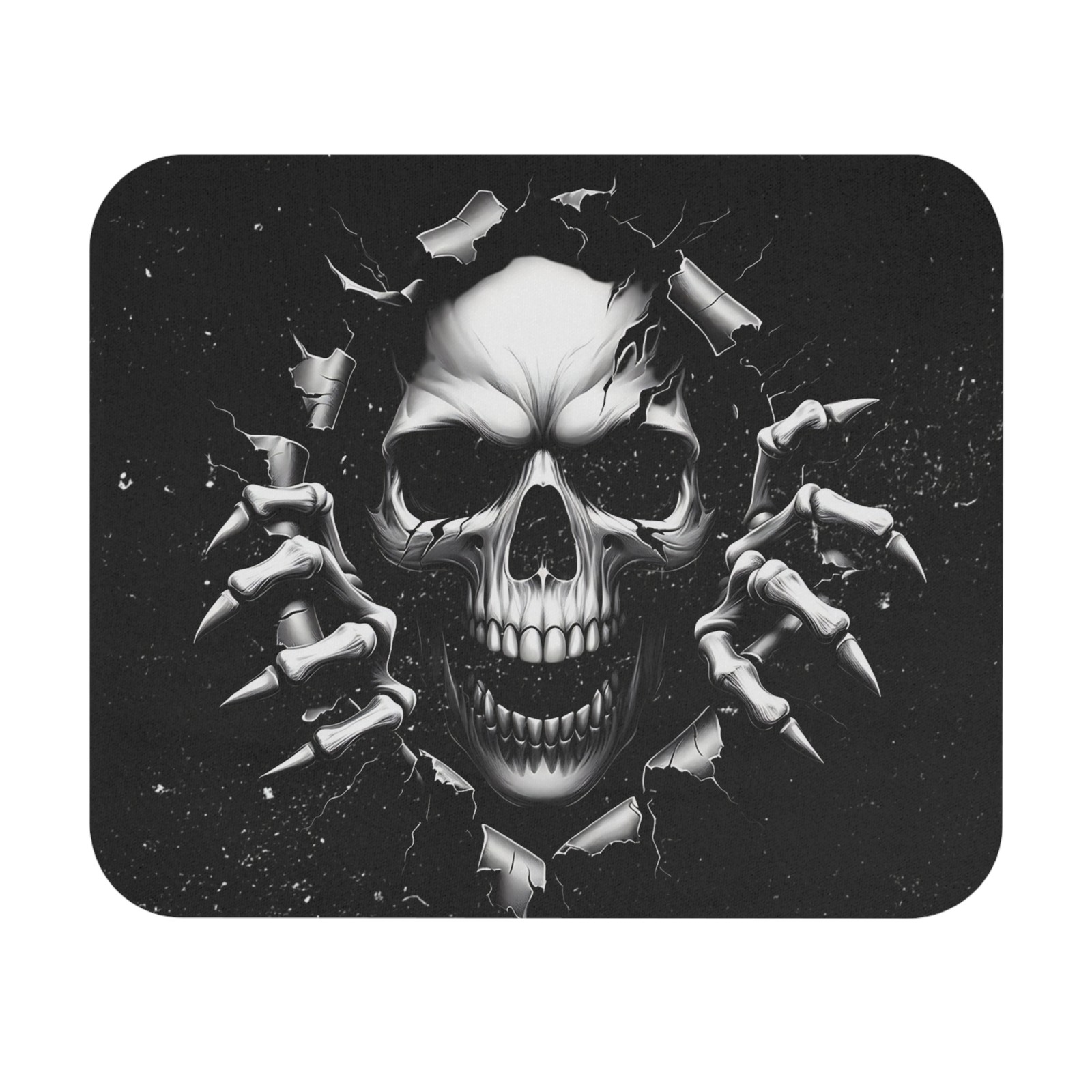 Gothic Skull Mouse Pad - Edgy Halloween Desk Pad for Gamers and Creatives 