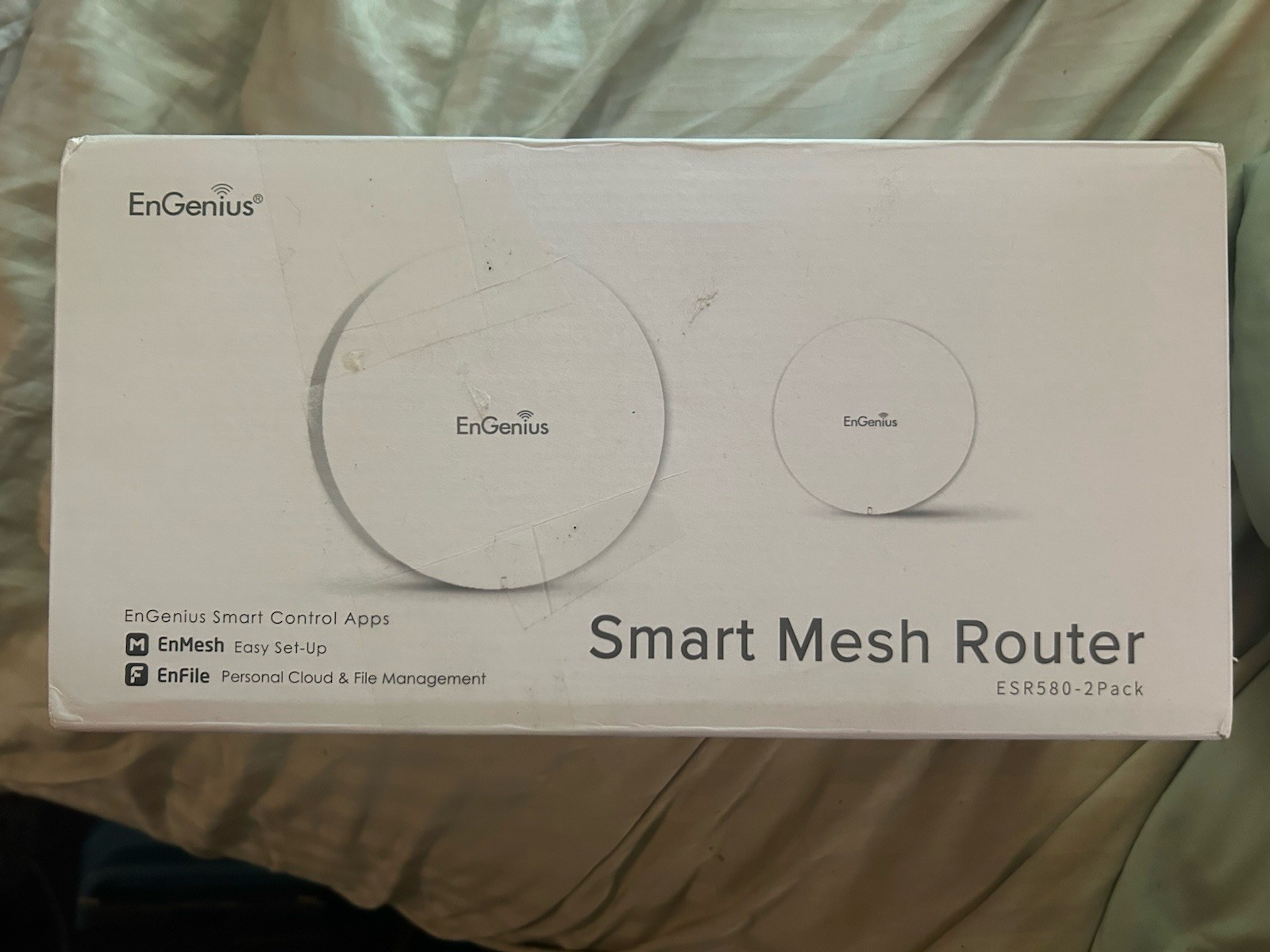 EnGenius ESR580-2Pack tri-band smart Wi-Fi mesh system NEW SEALED