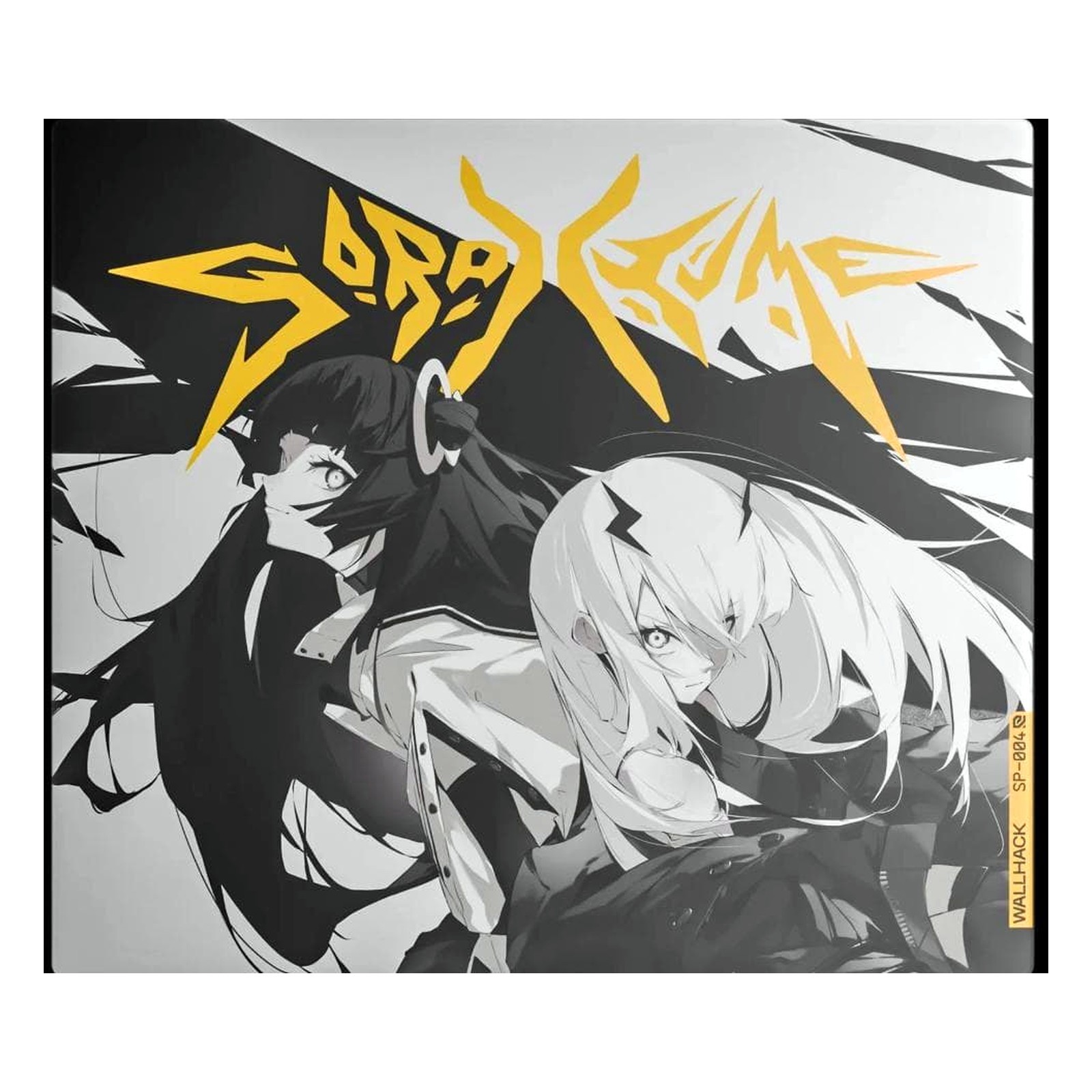 WALLHACK SP-004 Twins Arcade Limited Edition Glass Gaming Mouse Pad Japan NEW