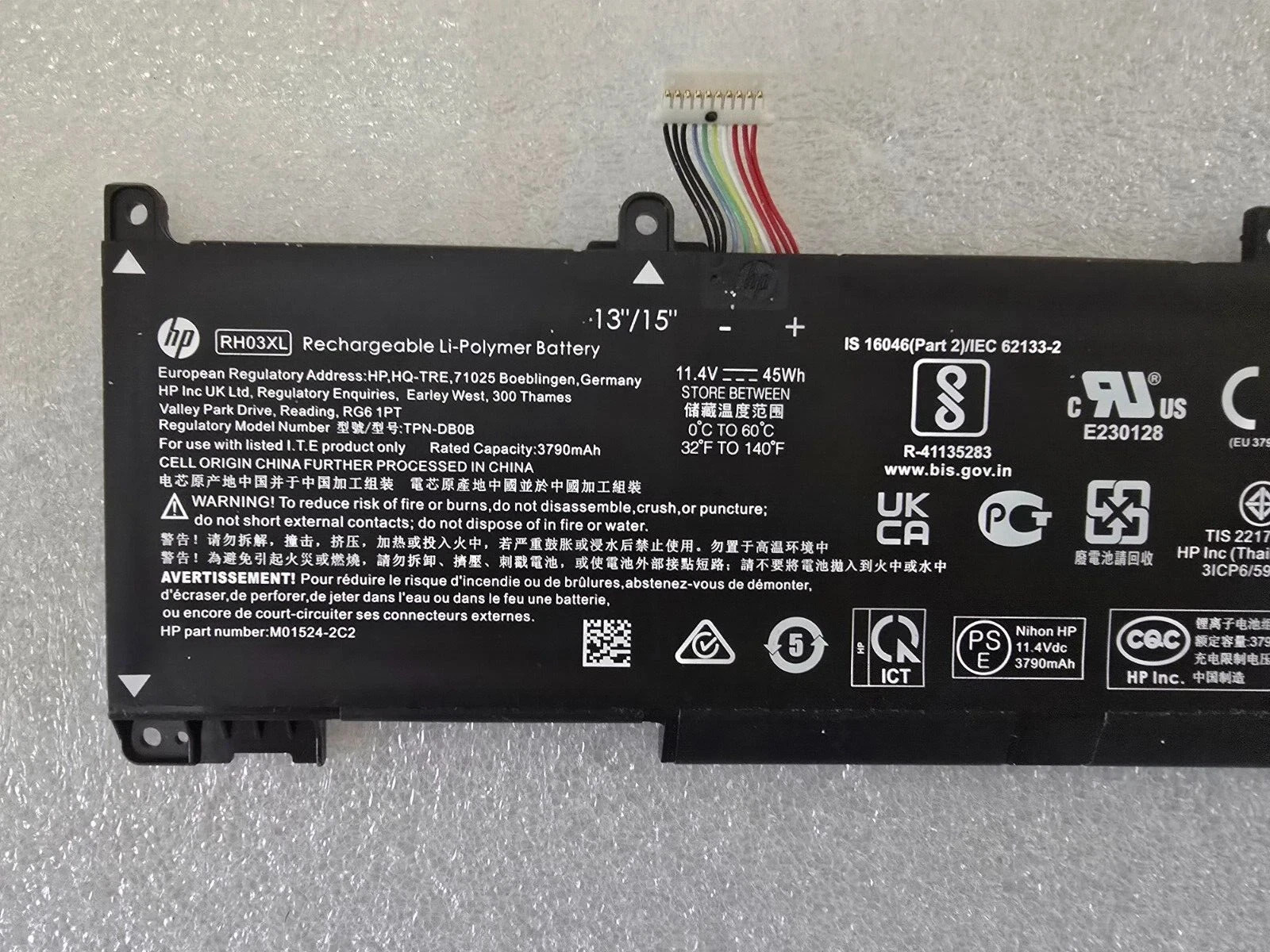 Genuine RH03XL Battery For HP ProBook 630 640 650 430 440 445 450 G8 G9 G10