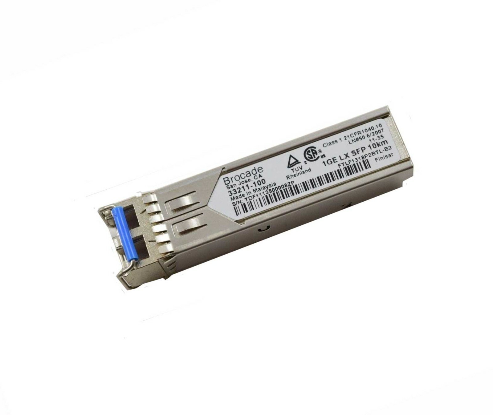 New Brocade E1MG-LX-OM 33211-100 1GE LX SFP 10KM 1310NM SMF