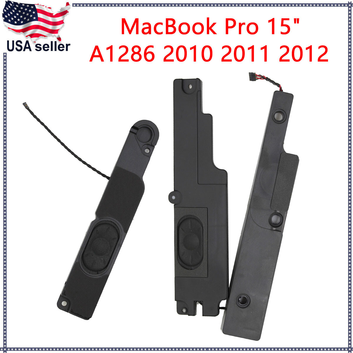 NEW Left+Right Loud Speaker Replacement For MacBook Pro 15" A1286 2010 2011 2012