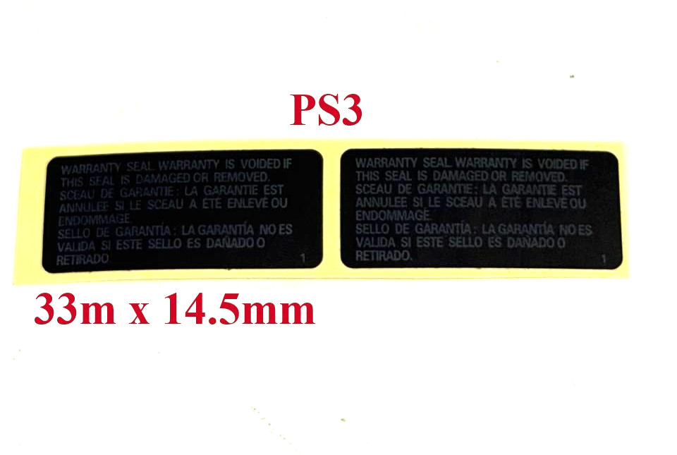 2 Pcs for PlayStation PS3 PS4 PS5 Console  Warranty Label Sticker Replacement