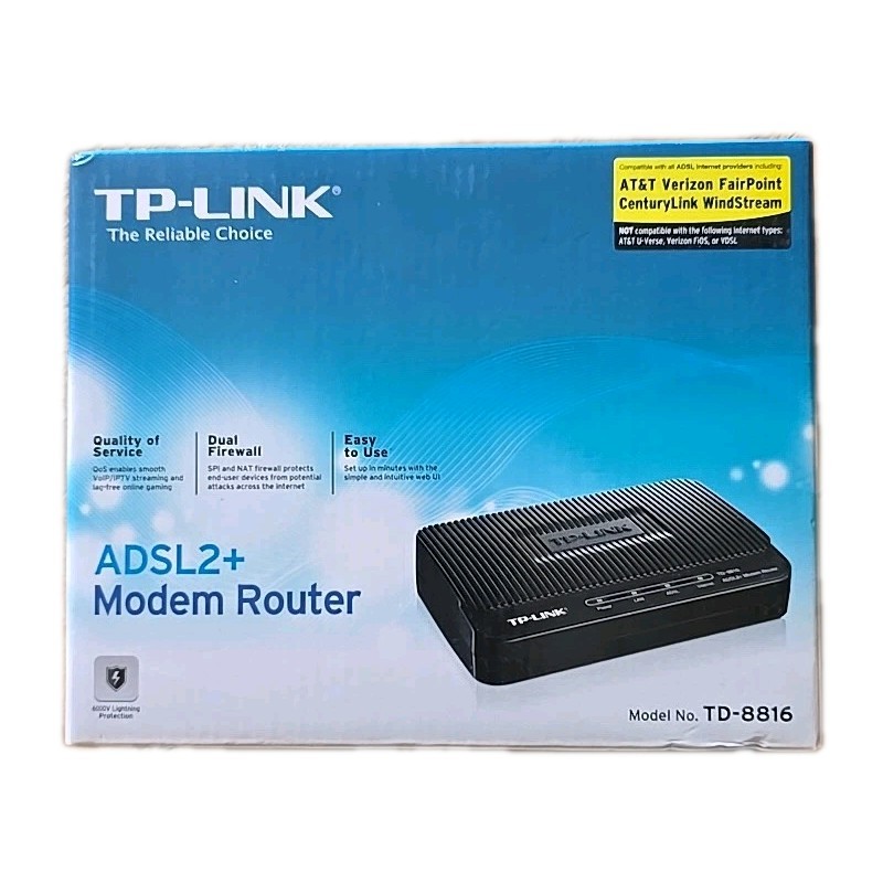 Wireless Router TP-Link TD-8816 24 Mbps 2-Port 10/100 NewInBox 