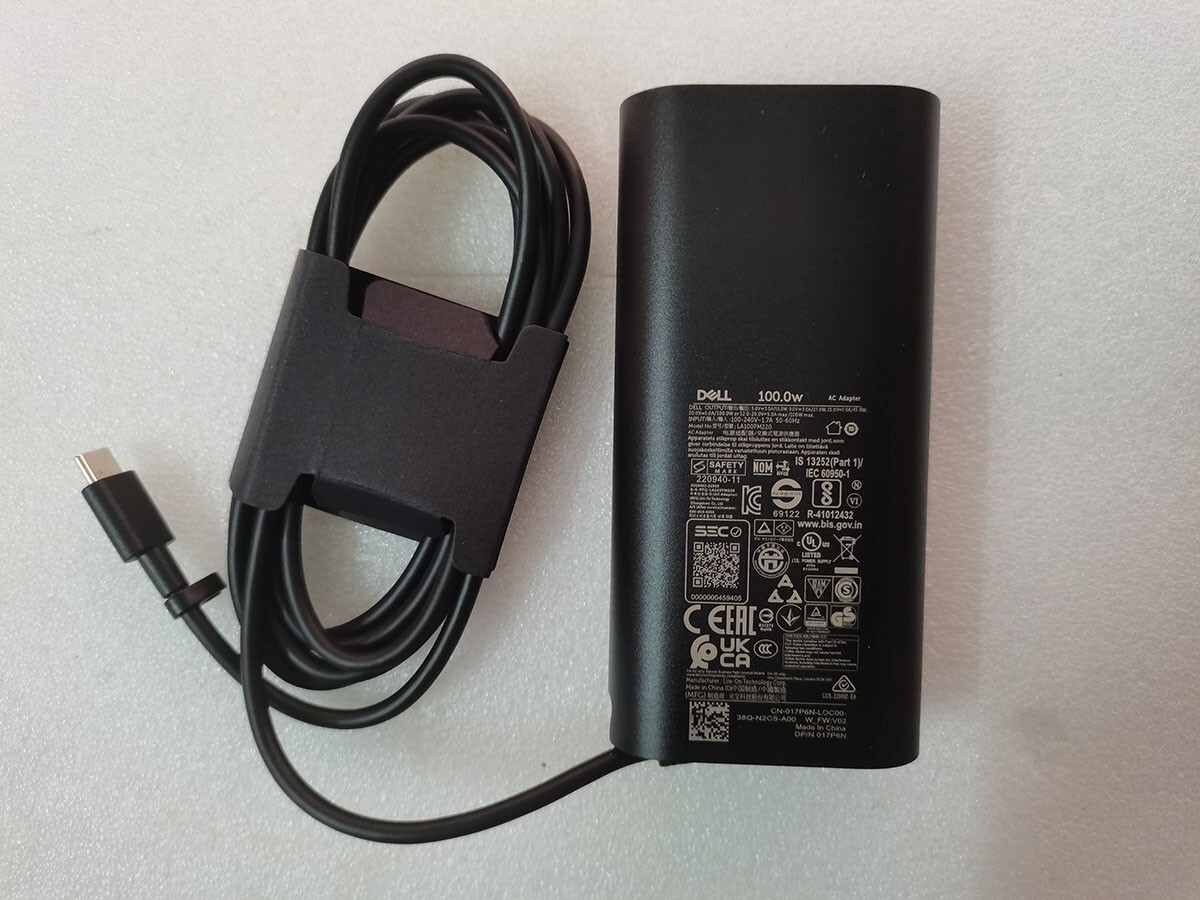 LA100PM220 20V 5A For Dell P133F Inspiron 16 7640 USB-C 100W AC Adapter Original