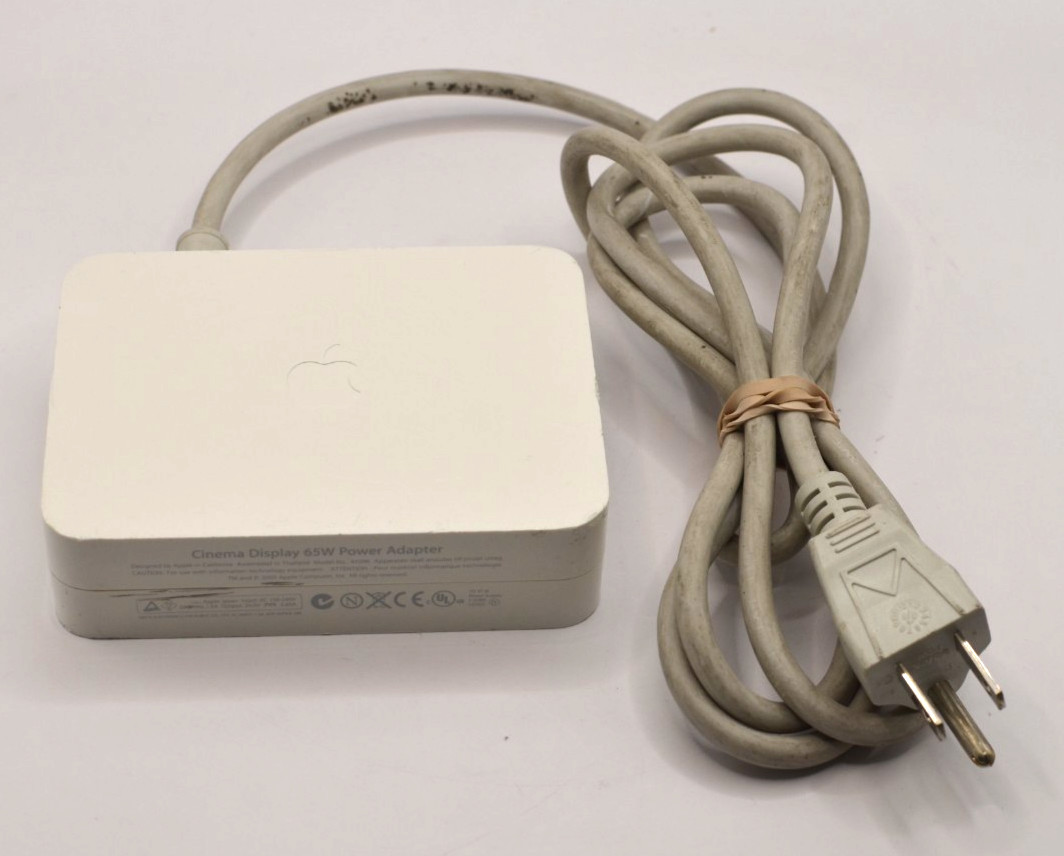 GENUINE Apple OEM A1096 Cinema Display Power Adapter 65W w/ Cord 