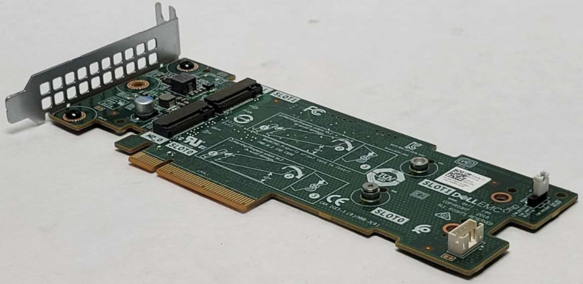 Dell Boss Card M.2 2x SSD PCIe Low Profile 2MFVD 3JT49 61F54 72WKY K4D64